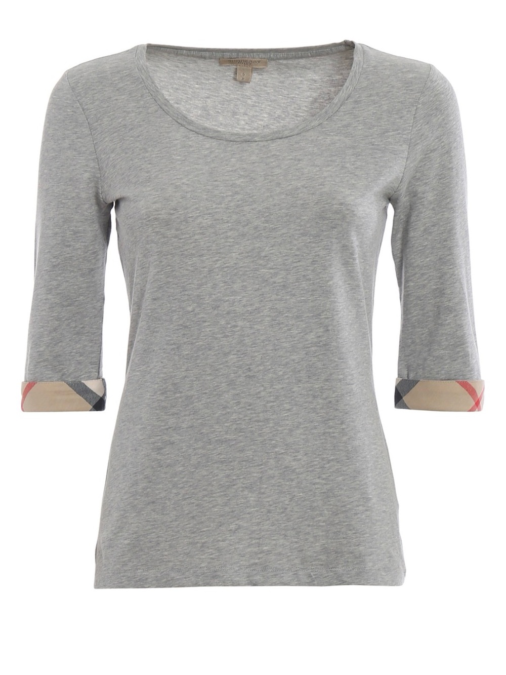 Burberry Grey Cotton Stretch T-Shirt – NWOT